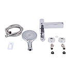 Змішувач для ванни Qtap Jay з поворотним виливом і душовим гарнітуром, хром (QTJAY260CRM45542), фото 8