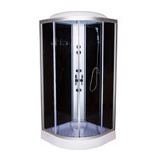 Гідромасажний бокс 90х90х210 низький піддон з підсвіткою та радіо 61 RC R, фото 3