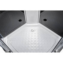 Гідромасажний бокс 90х90х210 низький піддон з підсвіткою та радіо 61 RC R, фото 5