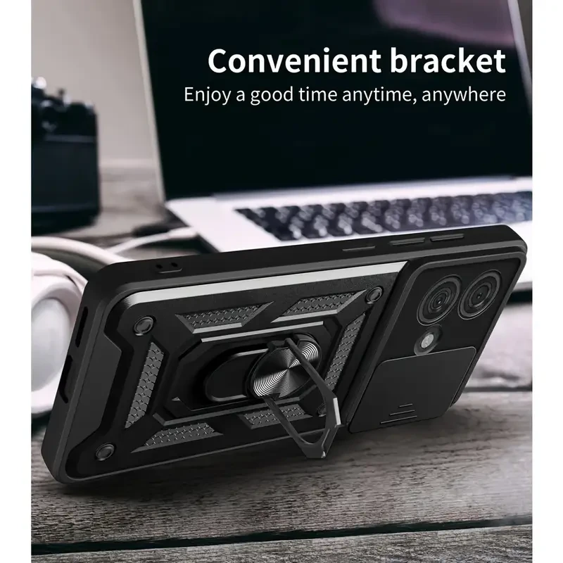 Ударостійкий чохол Camshield Serge Ring for Magnet для Motorola Edge 40 Neo