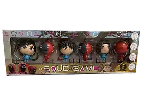 Набір фігурок-брелків Squid "Гра в Кальмара" 6 фігурок (3_06186)