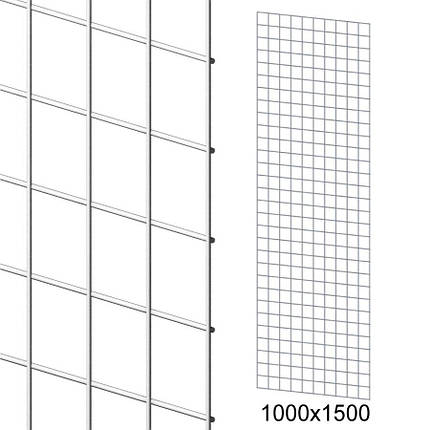 Сітка торговельна 100х150 см (осередок 50х50 мм, D3.5 мм), біла, фото 1