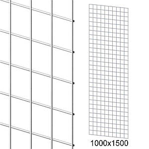 Сітка торговельна 100х150 см (осередок 50х50 мм, D3.5 мм), біла