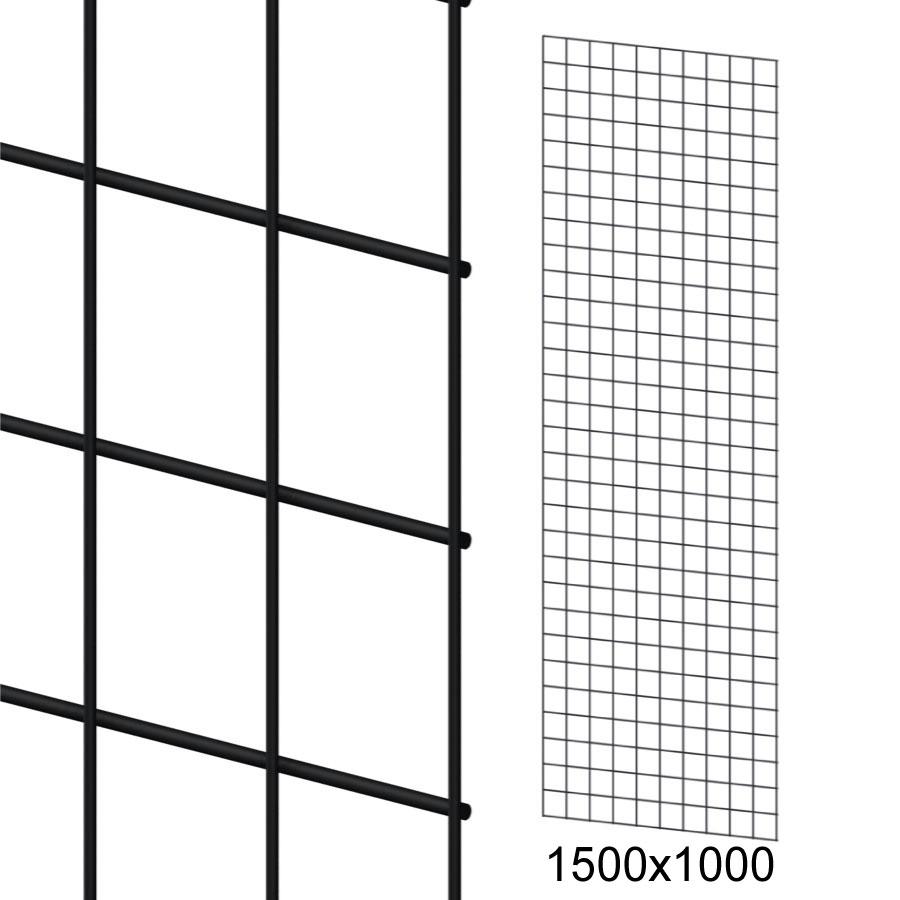Торгова сітка 50х150 см, осередок 50х50 мм, D 3,0 мм, чорна