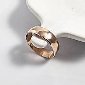 Обручка золота Європейка класична широка 17 розміру