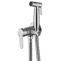 Змішувач ZERIX DAX-333 для гігієнічного душу з нержавіючої сталі SUS304 срібний вбудований 1/2 дюйма