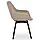 Стілець поворотний LUNA 2 Бежевий тканина (MEBEL ELITE) ME.LUNA2/BZ/T/K, фото 5