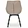 Стілець поворотний LUNA 2 Бежевий тканина (MEBEL ELITE) ME.LUNA2/BZ/T/K, фото 6