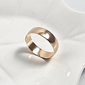 Обручка золота Європейка гладка без каміння 21.5 розміру 3.61