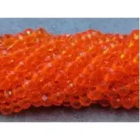 Кришталь 6мм помаранчевий прозорий (+-85шт)