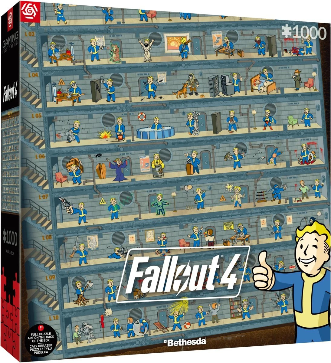 GoodLoot Пазл Fallout 4 Perk Poster Puzzles 1000 ел.