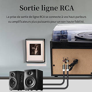 Музыкальный проигрыватель Jorlai JT408AM 9 в 1 виниловый с