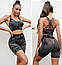 Комплект: шорти з ефектом пуш-ап та топом S, Тай дай Чорний, фото 3