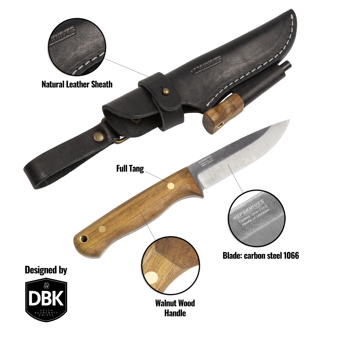 Нож BPS KNIVES Bushmate CSHF орех