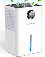 Осушувач повітря AONELAS DS01 портативний 1,8л для приміщень до 860квф 22,5Вт безшумний білий з таймером і підсвічуванням