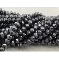 Кришталь рондель 6мм чорний (+-90шт)