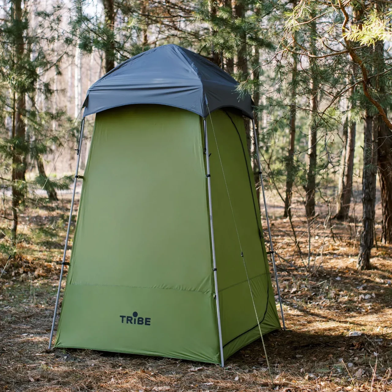 Санітарний намет Tribe Shower Pro Olive | Мобільна кабінка для душу, туалету чи роздягальні під час кемпінгу та відпочинку