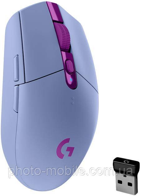 Ігрова миша Logitech G305, бездротова, Lilac
