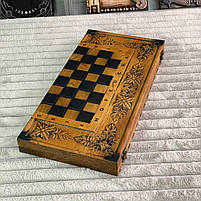 Шахи дерев'яні 48×23×3 см класичне виконання, фото 9