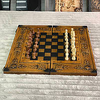 Шахи дерев'яні 48×23×3 см класичне виконання, фото 2