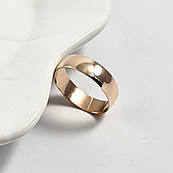 Обручка золота Європейка широка класична 22 розміру 3.82