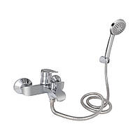 Смеситель для ванны Lidz Wieza 006 с душевым гарнитуром, хром (LDWIE006CRM45410)