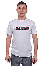 Футболка чоловіча Dsquared2 25-498 біла, фото 3