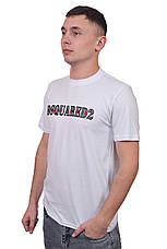 Футболка чоловіча Dsquared2 25-498 біла, фото 4