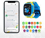 Смарт-годинник AmiGo GO008 GLORY GPS WIFI Blue/Yellow, фото 7