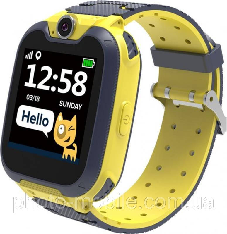 Смарт-годинник Canyon Kids smartwatch Tony, Yellow-Grey
