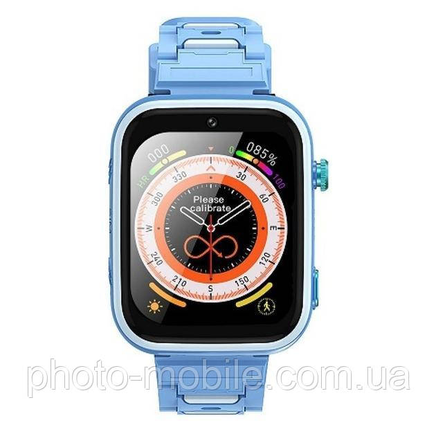 Смарт-годинник XO H130 GPS Children's Intelligent 4G Watch Blue