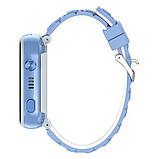 Смарт-годинник XO H130 GPS Children's Intelligent 4G Watch Blue, фото 4