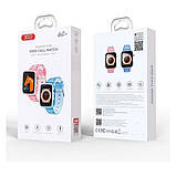 Смарт-годинник XO H130 GPS Children's Intelligent 4G Watch Blue, фото 6