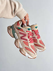 Жіночі кросівки New Balance 9060 Joe Freshgoods Inside Voices Pink Рожеві Взуття Нью Баланс 9060 замш текстиль демісезон В'єтнам