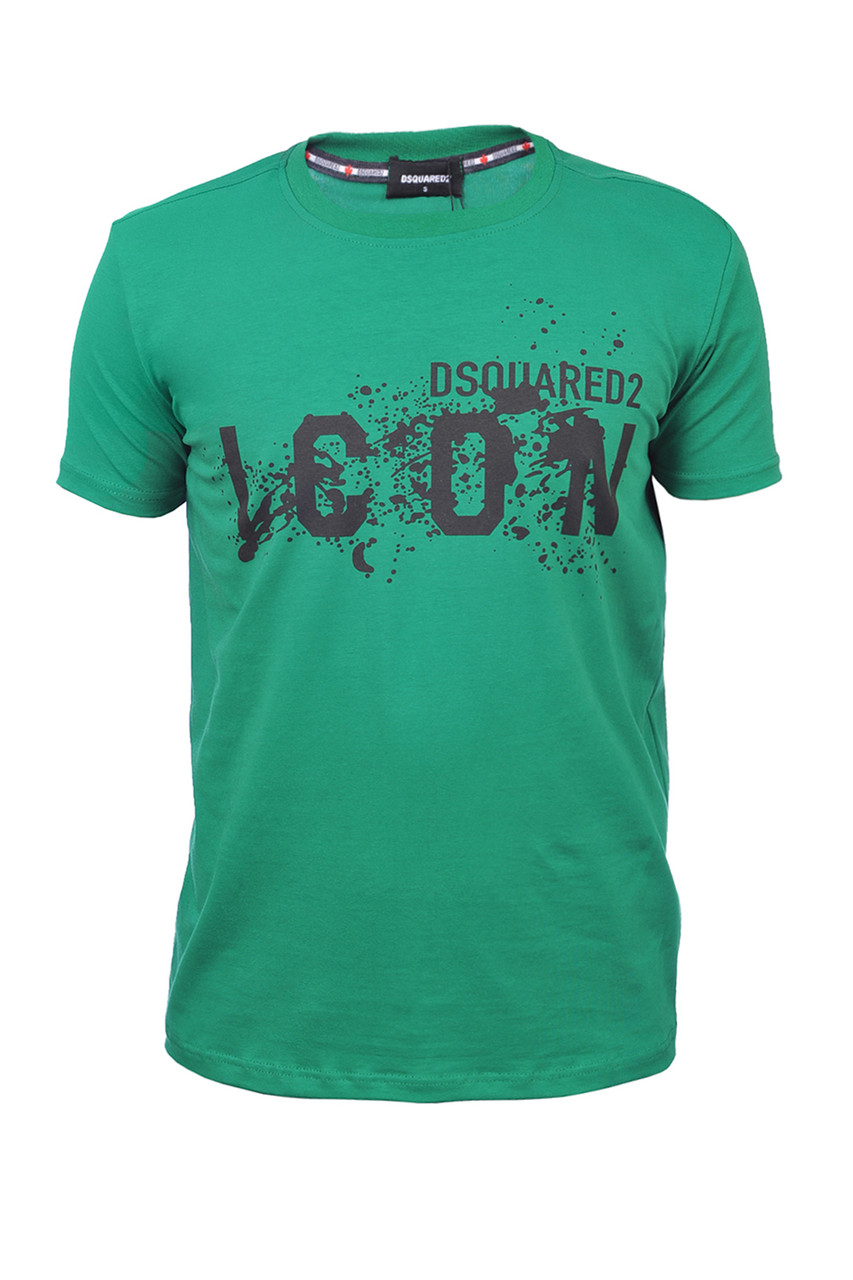 Футболка чоловіча Dsquared2 25-25Y-01039 зелена