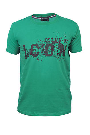 Футболка чоловіча Dsquared2 25-25Y-01039 зелена, фото 1