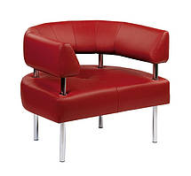 Офісний диван Office ACR екошкіра eco-90 червона (ТМ Новий Стиль)
