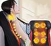 Масажна подушка Shiatsu-168 для шиї, спини, попереку та тіла, фото 8