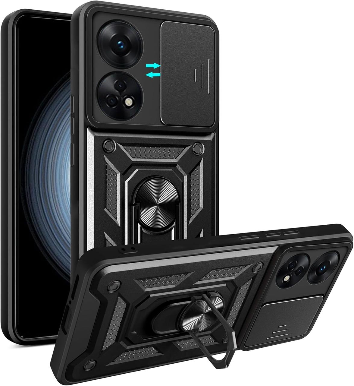 Ударостійкий чохол Camshield Serge Ring for Magnet для Oppo Reno 8T 4G