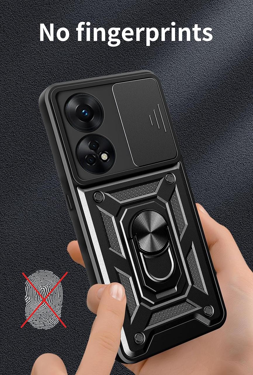 Ударостійкий чохол Camshield Serge Ring for Magnet для Oppo Reno 8T 4G