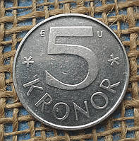 5 крон 1982 року. Швецiя