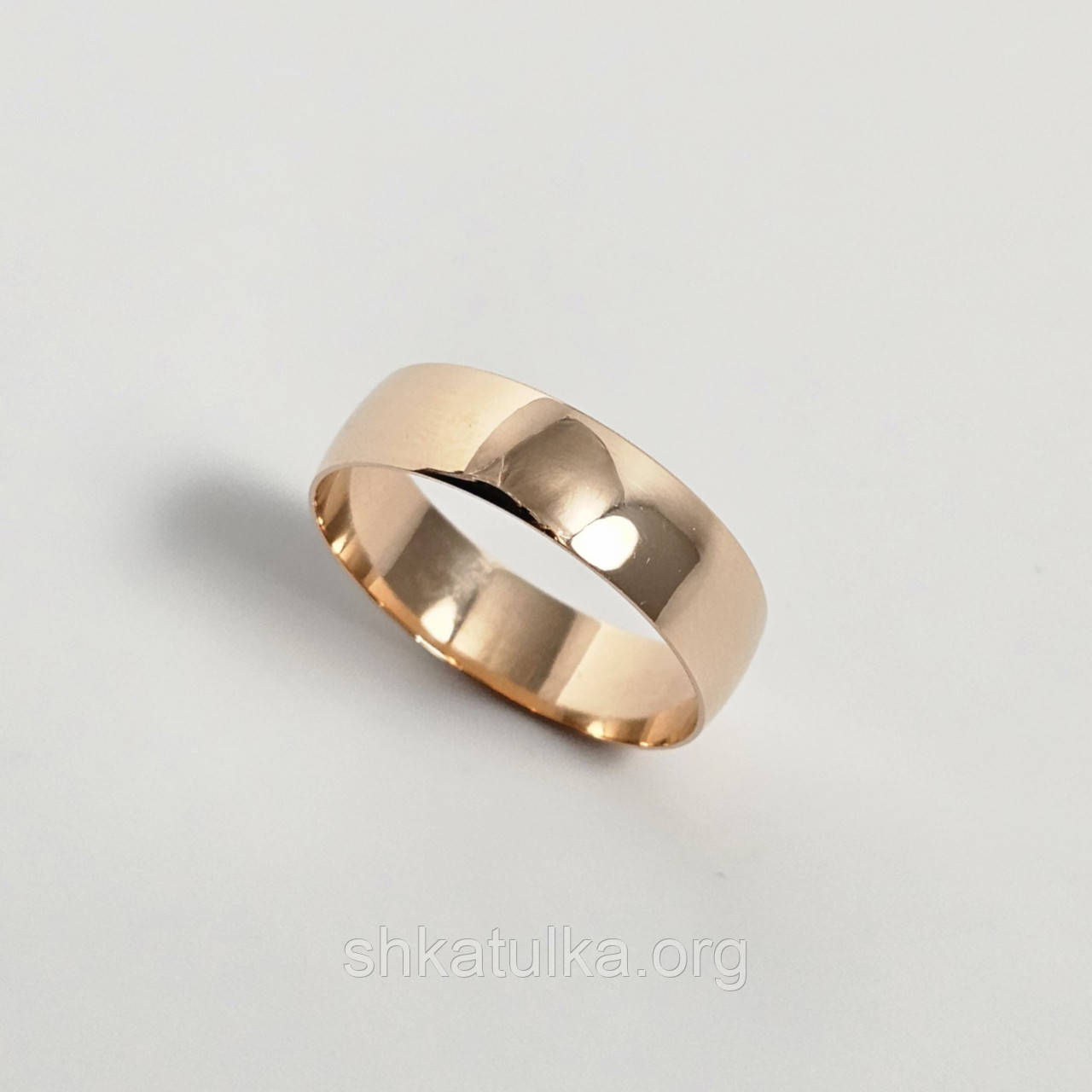 Обручка золота Європейка класична широка 18 розміру 3.05
