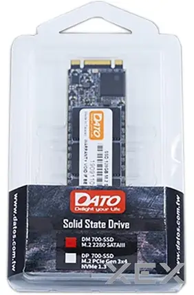 Накопичувач SSD 128GB Dato DM700 M.2 SATAIII 3D TLC, фото 3