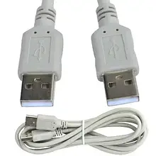Шнур USB TCOM, штекер A — штекер А, Vers- 2.0, Ø 4.5 мм, 1 м