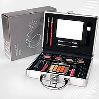 Б'юті кейс, Набір дитячої косметики у валізці (Сріблястий + дзеркало), NOX