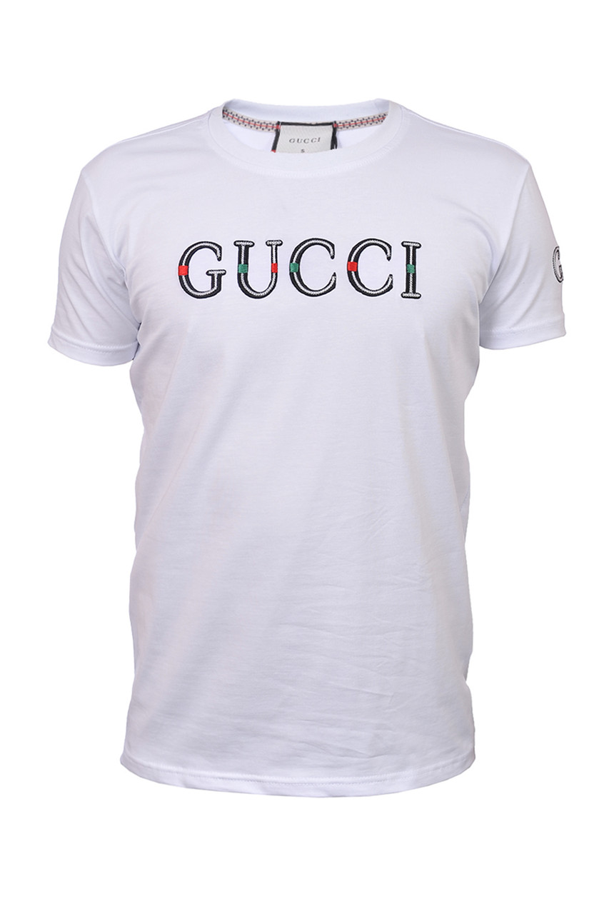 Футболка чоловіча Gucci 25-25Y-09430 біла