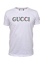 Футболка чоловіча Gucci 25-25Y-09430 біла