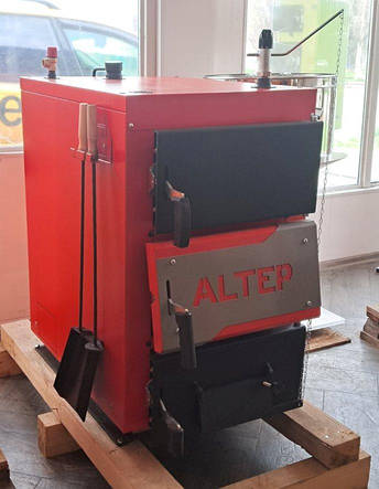 Котел дров'яний тривалого горіння Altep Compact 25 кВт, фото 1