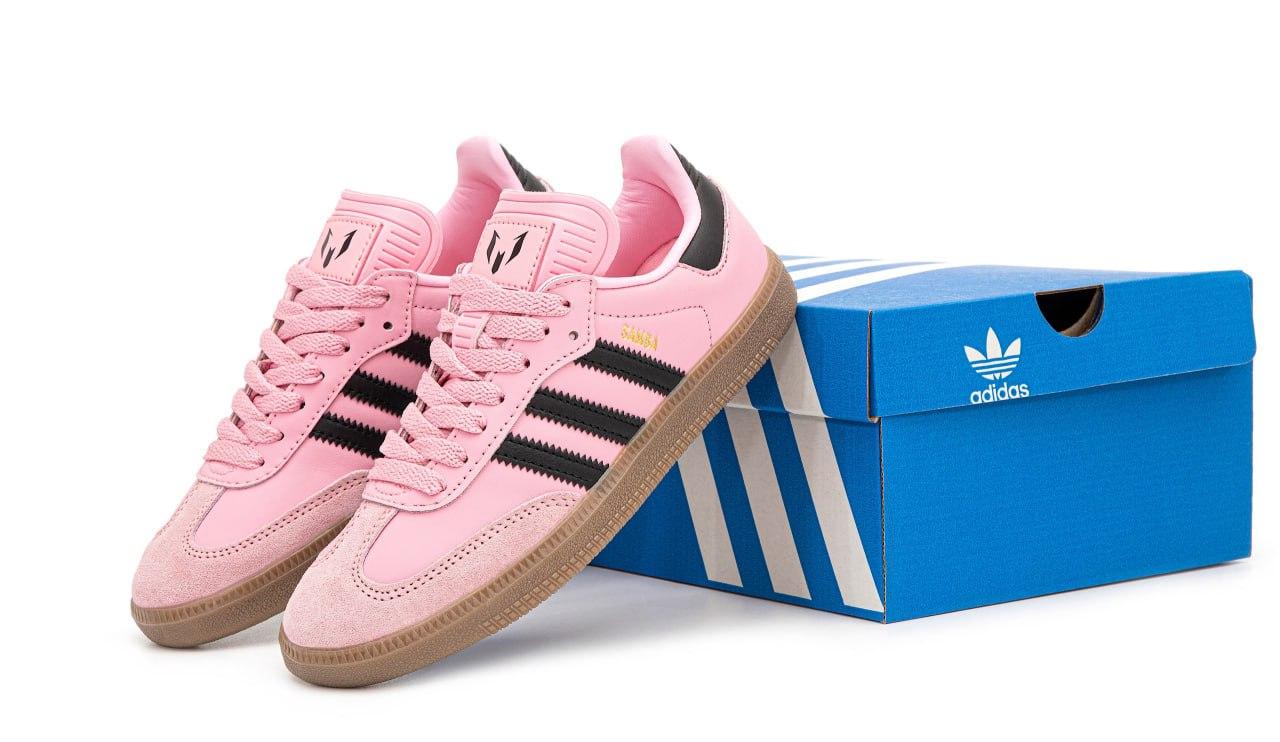 Жіночі рожеві Кросівки Adidas Samba