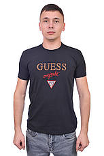 Футболка чоловіча Guess 25-25Y-09813 темно-синя, фото 3